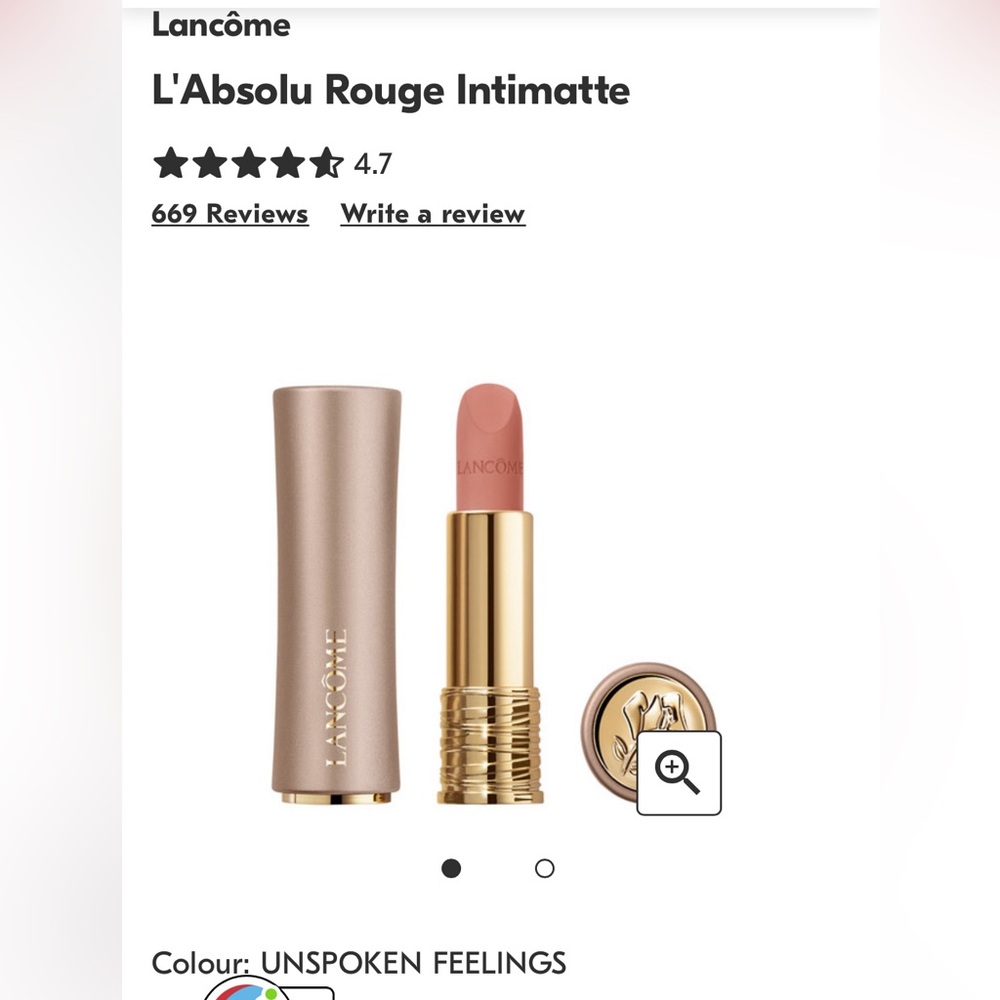 Lancôme L'Absolu Rouge lipstick *210 unspoken feelings - Picture 3 of 4